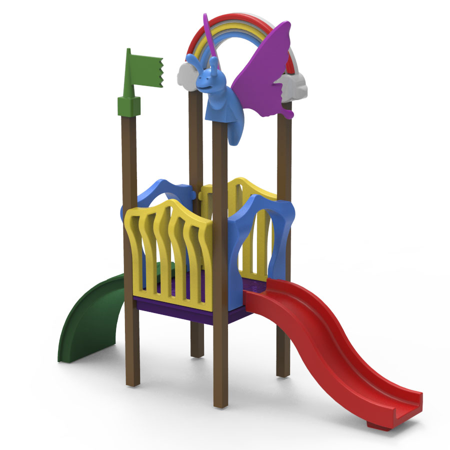 Playground Modular Reino Do Arco Íris II - Imagem 3