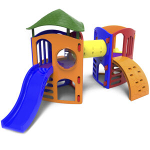 Playground Big Star II Com Escorregador Tubo E Telhado