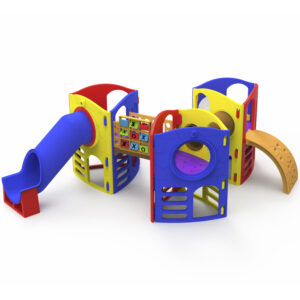 Playground Aventuracom Tubo III Com Jogo Da Velha