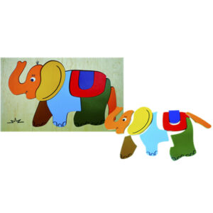 Quebra Cabeça Liso Elefante 