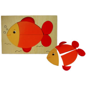 Quebra Cabeça Liso Peixe 
