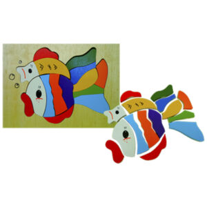 Quebra Cabeça Liso Peixes 